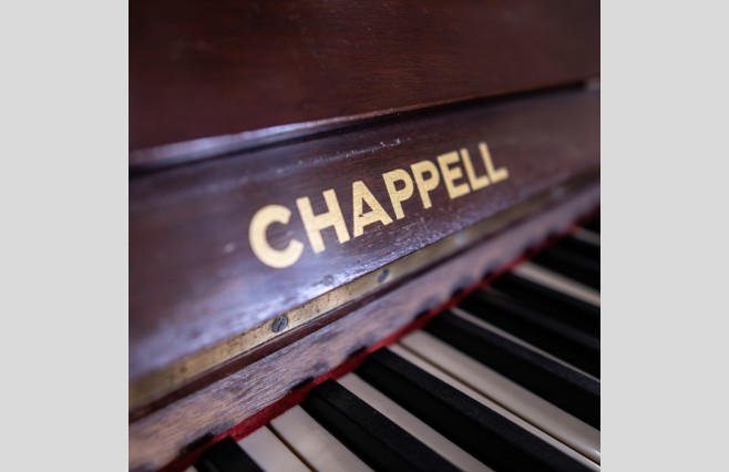 Used Chappell Mahogany Upright Piano Sold As Seen Bargain - Image 5